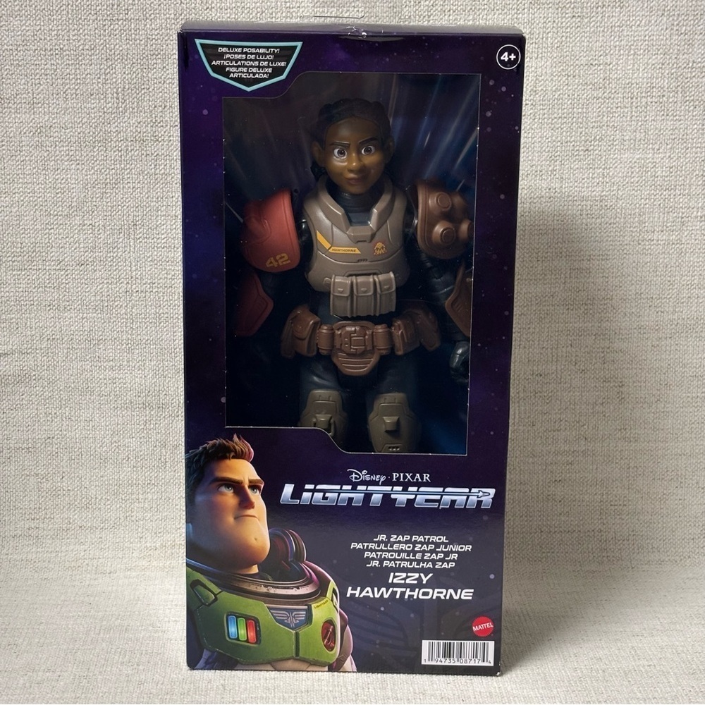Izzy Hawthorne Action
Figure Disney Pixar Lightyear
Ir Zap Patrol 10.5" NEW